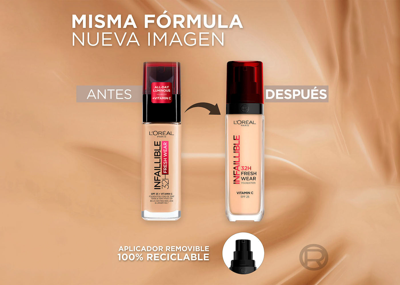 INFALLIBLE MAKE UP MIEL/NOHEY 235 1 PZA